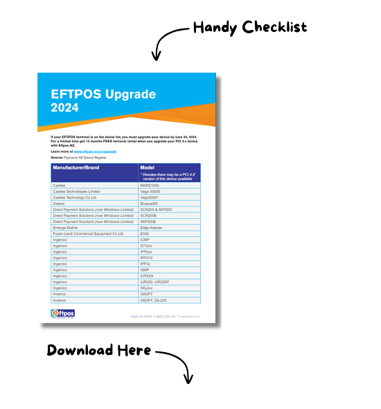PCI 3.X EFTPOS Upgrades Checklist